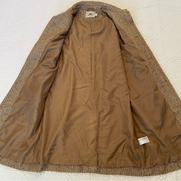 Urban Outfitters Tweed Mac Coat Size Large - Picture 10 of 11
